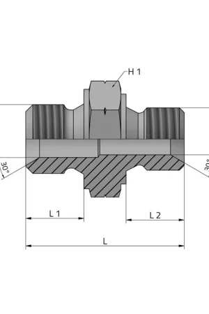 NIPLES 3/4" MASCHIO GAS CILINDRICO SV60 - 26x1,5 MASCHIO METRICO SV60